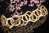 Breites Pomellato Glieder Armband "Maille plate" Mattiert in 750er Gold 