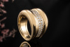 Chopard Ring La Strada mit 2 Reihen Top Diamanten Brillanten in Gold 750 