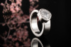 Chopard Happy Diamonds Ring Herz mit Diamanten Brillanten 750er Weißgold 