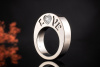 Chopard Happy Diamonds Ring Love mit Diamant Brillant in 750er Weißgold 