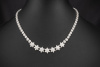 Collier Kette Sterne Stars 16,65 Ct Diamanten Brillanten in Weißgold 750 