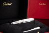 Cartier Love Armreif Armband Bracelet mit 4 Diamanten Weißgold 750 Gr 19 