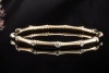 Al Coro Stretchy Armband Armreif ohne Verschluss Diamanten Gelbgold 750 