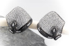 Tier Motiv Ohrringe Ohrstecker Schlange Clip 750er Weißgold mit Diamanten 