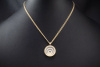 Chopard Collier Anhänger Doppelkette Happy Spirit 1 Diamant in Gelbgold 