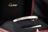 Cartier Love Armreif Armband Bracelet in 750er Weißgold Größe 21 cm OVP 