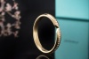 Tiffany & Co. Ring Nesting Narrow Band mit Diamanten in Gelbgold 750 OVP 