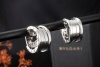 BVLGARI B.zero1 Creolen Ohrringe Clip Ohrstecker in 750er Weißgold OVP 