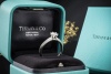 Tiffany & Co Solitär Ring Setting mit Diamant 0,50 Ct in Platin Full Set 