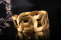 Pomellato Armband Catene Mattes Gliederarmband in Gelbgold 750 Full Set