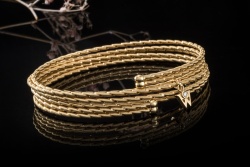 Wellendorff Armband Umarme mich Sonnenglanz Flexibel in 750er Gelbgold