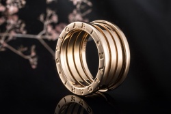 BVLGARI B.zero1 Ring 4-Band beweglich in Roségold 750 Neuwertig Größe 56