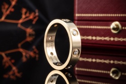 Cartier Love Ring mit 8 Diamanten in Gelbgold 750 Trauring OVP Größe 50
