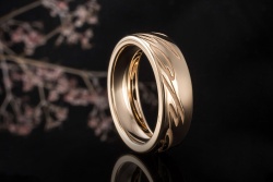 Chopard Chopardissimo Ring mit Schriftzug Ethisches Roségold 750 Gr. 54