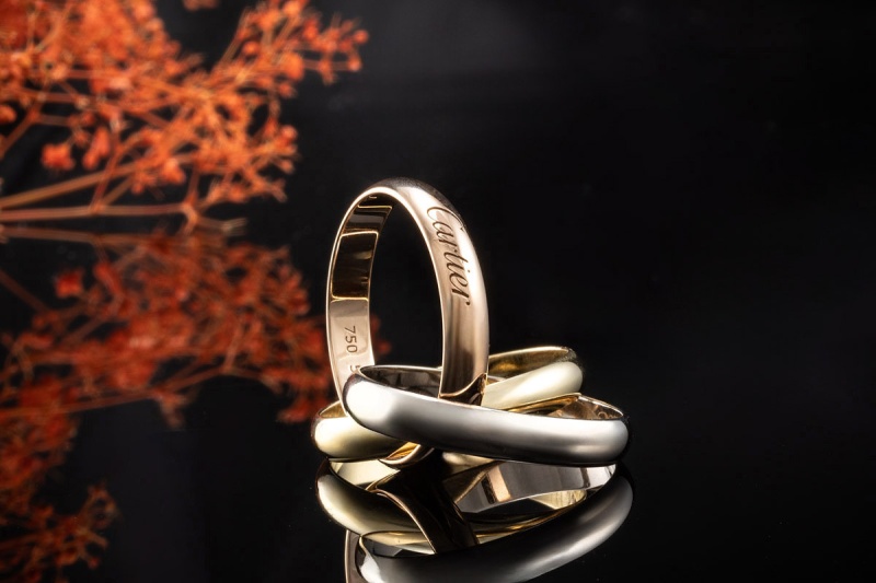 Cartier Trinity de Cartier Ring Klassisch in 750er Gold Tricolor Gr. 55 