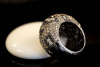 Luxus Designer Ring 750er Gold geschwärzt mit 8,75 Ct Diamanten UVP 16970,- 