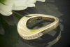 Hoher Designer Ring mit schwungvollem DESIGN 585er Gelbgold mit Brillanten Gold 