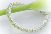 PERIDOT Designer Armband mit 70 Ct Peridot in 750 Weißgold  