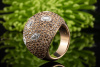 Leo Wittwer Auffälliger Rotgold Brillantring Ring mit Diamanten 6,53 Ct. 