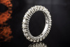 Memoire Ring mit Diamanten Brillanten Zeitloser Klassiker in Weißgold 56 