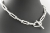 Hermes Collier Chaine D'Argent Halskette Großes Modell in 925er Silber 