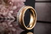 Wellendorff Ring Aprikose Drehring mit Brillanten rundum 750er Gold OVP 