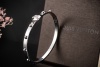 Louis Vuitton Clous Armreif Bracelet mit Diamant in 750er Weißgold Gr 20 