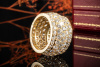 Cartier Ring Nigeria 750er Gelbgold mit Diamanten Brillanten OVP Vintage 