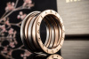 BVLGARI Ring B.zero1 4-Band Rosegold Weißgold Gelbgold 750 Gr 58 FullSet 