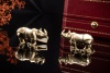 Cartier Vintage Manschettenknöpfe Nashorn Rhinoceros Cufflinks Gold 750 