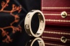 Cartier Love Ring mit 8 Diamanten in Gelbgold 750 Trauring OVP Größe 50 