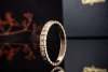 Chopard Ice Cube Ring Ethisches Gelbgold 750 Halb gefasst mit Diamanten 