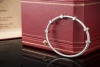 Cartier Ecrou Armreif Armband in Weißgold 750 Rhodiniert Gr. 18 Full Set 