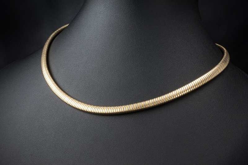 Cartier Collier Kette Extra lang mit Verlängerung 50 cm Gold Bicolor 750 