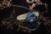 Ring mit Saphir und Diamanten 750er Gelbgold Arbeit Hans Dieter Krieger 