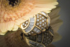 Diamanttraum Ring mit Baguette und Trapez Diamanten in 750er Gelbgold 