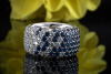 Leo Wittwer Ring mit Brillanten & Saphir Blau Weiß in 750er Weißgold 