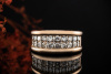 Cartier Ring Diamanten Brillanten geflochten in Platin 950 Rotgold 750 