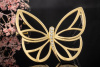 Van Cleef & Arpels Schmetterling Große Brosche Nadel Gelbgold Diamanten 