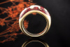 Fabergé Ring Klassische Arbeit mit Emaille Rot Limitiert in Gelbgold 750 