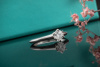 Tiffany & Co. Solitär Ring Setting mit 1 Diamant 0,30 Ct. VS1 in Platin 