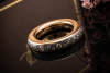 Pomellato Ring Iconica Braune Diamanten rundum in 750er Rosegold OVP 
