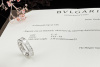 BVLGARI Memoire Ring Weißgold 750 Eternity mit Baguette Diamanten 3,3 Ct 