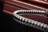 C de Cartier Armband Tennisarmband Diamanten 750 Weißgold 18 cm Full Set 