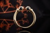 Cartier Vintage Ring Saphir Cabochons mit Diamanten in Gelbgold 750 OVP 