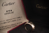 CARTIER Ring CC Logo mit Brillanten in 750er Rotgold Gold Gr. 51 