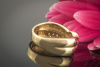 Ring mit Brillanten Zeitlos klassisches und schwungvolles Design 585er Gelbgold 