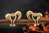 Tiffany & Co. Ohrringe Open Heart Elsa Peretti Ohrclips in Gelbgold 750 