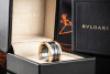 BVLGARI B.zero1 4-Band Ring Schwarze Keramik Rosegold OVP 56 Bulgari 