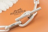 Hermes Collier Chaine D'Argent Halskette Großes Modell in 925er Silber 